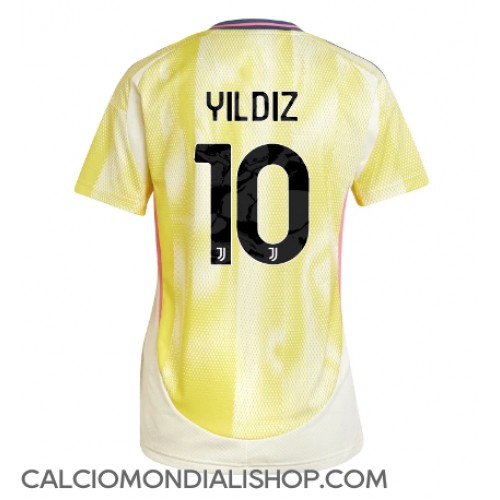 Maglie da calcio Juventus Kenan Yildiz #10 Seconda Maglia Femminile 2024-25 Manica Corta